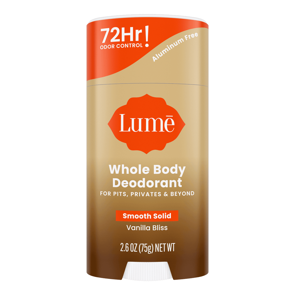 Whole body solid stick deodorant in the scent Vanilla Bliss