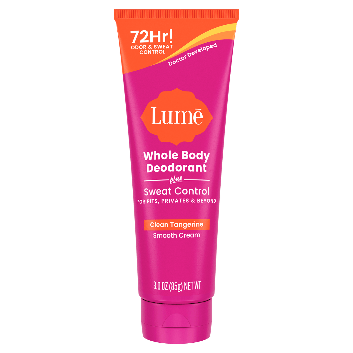 Clean Tangerine | Cream Tube Deodorant | + Sweat Control